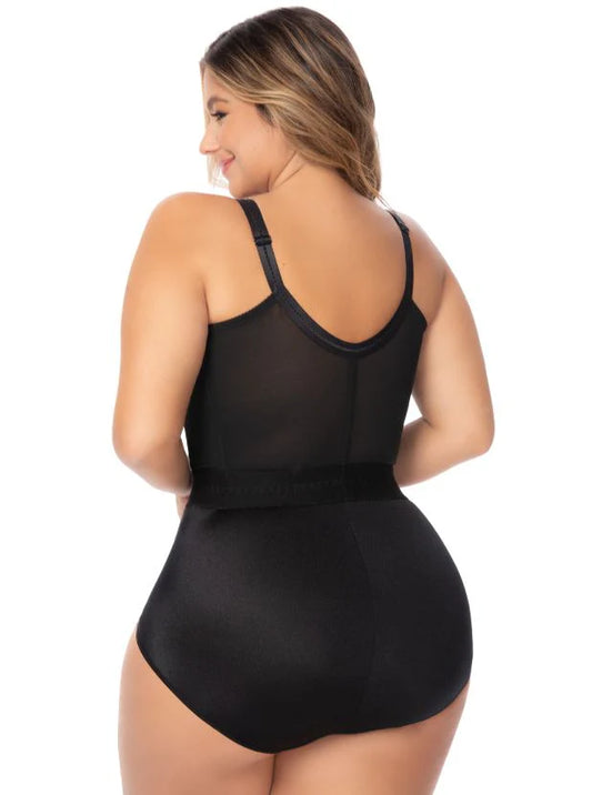 Longline Front-Closure Smoothing Bra (Tummy Control) - 1738