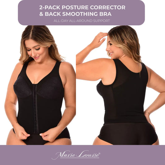 2-Pack Posture Corrector & Back Smoothing Bra 702