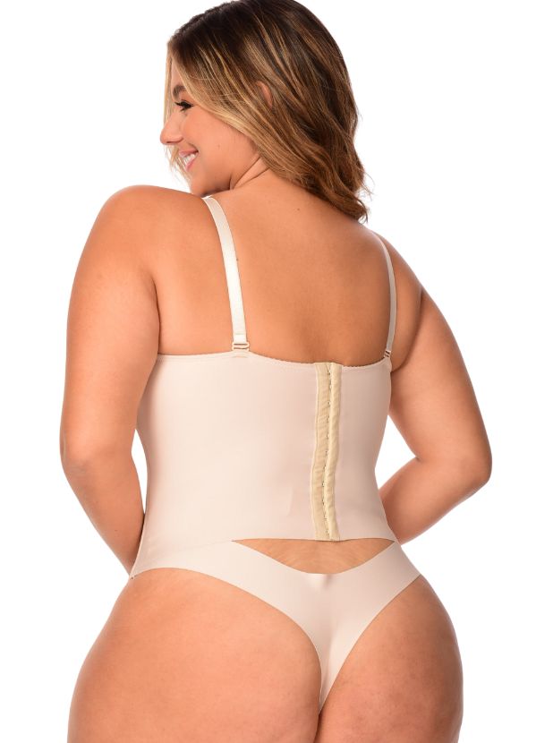 2330 - Brasier Bustier Tipo Corset Control Abdomen