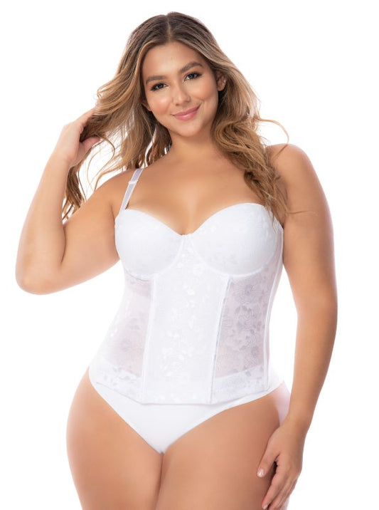 2330 - Brasier Bustier Tipo Corset Control Abdomen