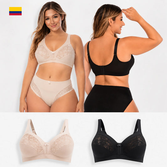 2-Pack Comfort & Lift Colombian Lace Bra (Heavy Bust Support) 294